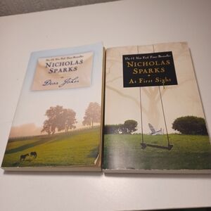Nicolas Sparks books lot of 2 Paperback